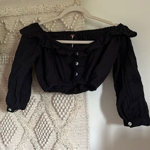 Free people off the shoulder blouse